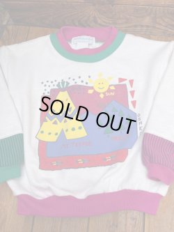 画像1: OSHKOSH "MADE IN USA"KIDS VINTAGE SWEAT SHIRTS