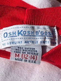 画像3: OSHKOSH "MADE IN USA"KIDS VINTAGE LONG SLEEVE T-SHIRTS