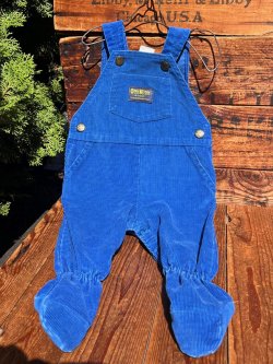 画像1: OSHKOSH "MADE IN USA" KIDS VINTAGE CORDS OVERALL 