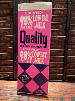 画像3: QUALITY DAIRY FARMS 1970'S LOFAT MILK PAPER PACK 