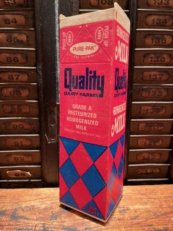 画像3: QUALITY DAIRY FARMS 1970'S MILK PAPER PACK #2