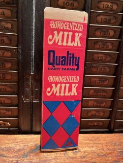 画像4: QUALITY DAIRY FARMS 1970'S MILK PAPER PACK #2