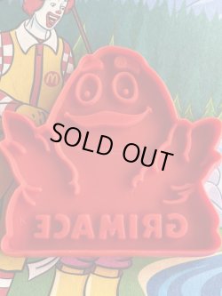 画像1: McDONALD'S "GRIMACE" RED 1980'S COOKIE CUTTER  