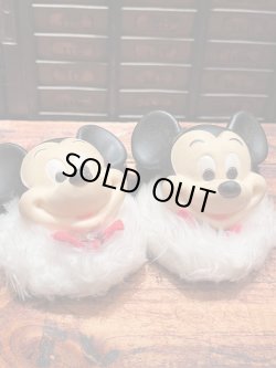 画像3: MICKEY MOUSE "MADE IN USA" KIDS VINTAGE ROOM SHOES SET