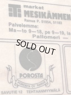 画像12: STORES "RAUMA,FINLAND" ADVERTISING TRAY