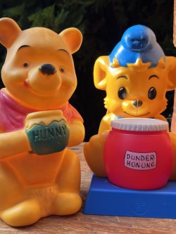 画像18: BAMSE BEAR "PK BANKEN" 1980'S BANK FIGURE