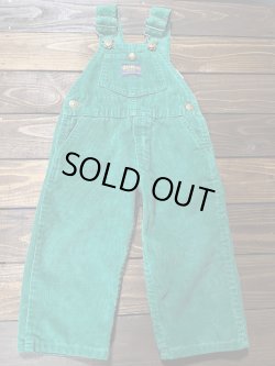 画像1: OSHKOSH "MADE IN USA" KIDS VINTAGE CORDS OVERALL 
