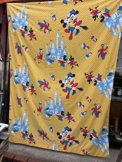 画像2: DISNEY "DISNEYLAND🏰" VINTAGE TWIN FLAT SHEETS