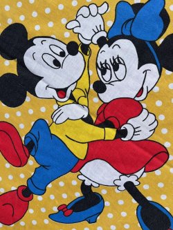 画像11: DISNEY "DISNEYLAND🏰" VINTAGE TWIN FLAT SHEETS