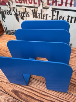 画像12: GUSTAVSBERG MIDCENTURY MODERN "BLUE" RECORD HOLDER