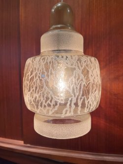 画像5: SCANDINAVIAN "CRACKLE GLASS" PENDANT  LAMP