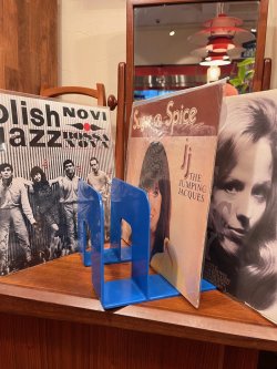 画像16: GUSTAVSBERG MIDCENTURY MODERN "BLUE" RECORD HOLDER