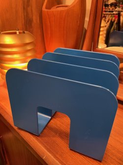 画像5: GUSTAVSBERG MIDCENTURY MODERN "BLUE" RECORD HOLDER