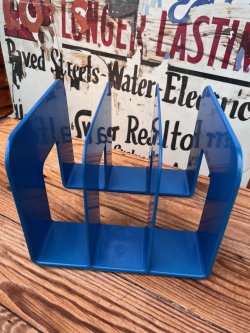 画像10: GUSTAVSBERG MIDCENTURY MODERN "BLUE" RECORD HOLDER