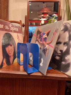 画像14: GUSTAVSBERG MIDCENTURY MODERN "BLUE" RECORD HOLDER