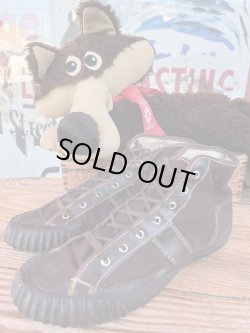 画像12: ECLIPSE  "MADE IN USA" 1950'S BROWN CANVAS SHOES