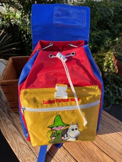 画像4: MOOMIN "LASTEN PARHAAT KIRJAT" 90'S FINNISH KIDS USED BACKPACK 