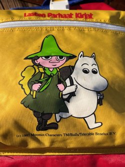 画像5: MOOMIN "LASTEN PARHAAT KIRJAT" 90'S FINNISH KIDS USED BACKPACK 