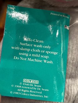 画像9: DR.SEUSS "HORTON HATCHES THE EGG" 1983'S D.STOCK PLUSH DOLL