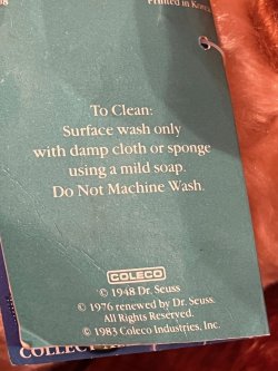 画像13: DR.SEUSS "THIDWICK THE BIG HEARTED MOOSE" 1983'S D.STOCK PLUSH DOLL