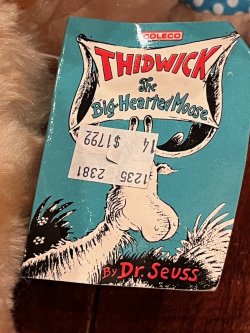 画像10: DR.SEUSS "THIDWICK THE BIG HEARTED MOOSE" 1983'S D.STOCK PLUSH DOLL