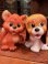 画像1: THE FOX AND THE HOUND "MADE IN ITALY" 1980'S LEDRAPLASTIC FIGURE SET (1)