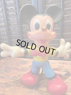 画像1: MICKEY MOUSE "MADE IN ITALY" 1960'S LEDRAPLASTIC FIGURE