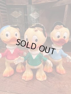 画像1: HUEY, DEWEY, AND LOUIE "MADE IN ITALY" 1960'S LEDRAPLASTIC FIGURE SET