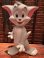 画像1: TOM & JERRY "TOM  "MADE IN ITALY" 1960'S LEDRAPLASTIC FIGURE #1 (1)
