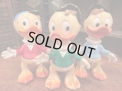 画像2: HUEY, DEWEY, AND LOUIE "MADE IN ITALY" 1960'S LEDRAPLASTIC FIGURE SET