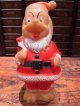 SANTA DOG 1960'S SQUEEZE FIGURE