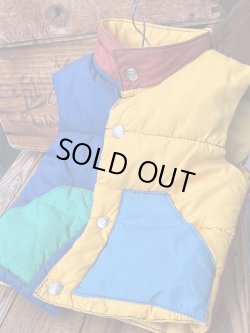 画像4: MULTI CRAZY COLOR KIDS VINTAGE VEST 