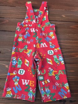 画像2: JACKI'S ALPHABET🍪 KIDS VINTAGE OVERALL 