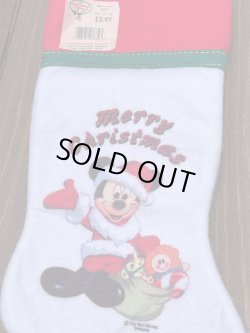 画像3: MICKEY MOUSE 1980'S D.STOCK CHRISTMAS STOCKING