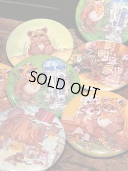 画像7: STAR WARS "EWOK" 80'S PINBACK BUTTON #1