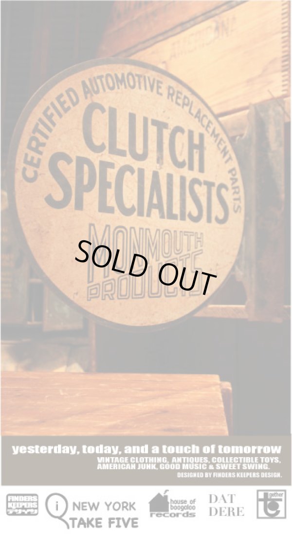 画像1: AUTOMOTIVE REPLACEMENT PARTS "Clutch Specialists" Monmouth Products STORE SIGN