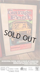 画像: "GARAGE FEST" SCREEN PRINTING ART POSTER 40/200 BY KOZIK 