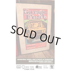 画像: "GARAGE FEST" SCREEN PRINTING ART POSTER 40/200 BY KOZIK 