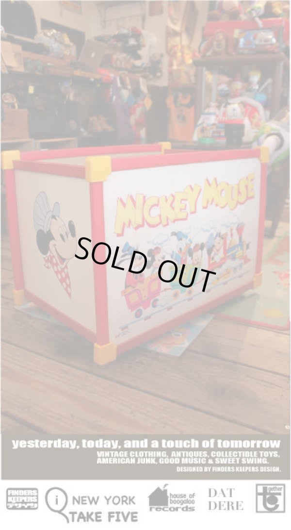 画像1: MICKEY MOUSE AMERICAN TOY&FURNITURE INC. TOY BOX