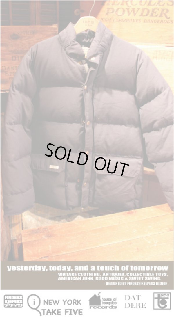 画像1: WILDERNESS EXPERIENCE VINTAGE  DOWN JACKET NAVY/NAVY