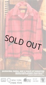 画像: SKOOKUM RED PLAID DOUBLE MACKINAW JACKET