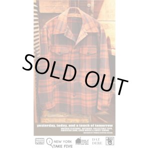 画像: PENDLETON VINTAGE RED PLAID MACKINAW JACKET