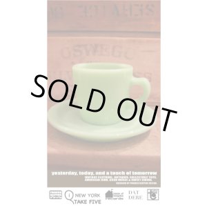 画像: FIRE KING 1940'S JADE-ITE RESTAURANT WARE CUP & SAUCER #1