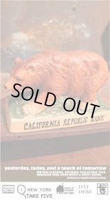 画像: CALIFORNIA PEPUBLIC BANK "1960'S"  BEAR BANK