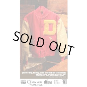 画像: GENUINE GLUV ELF LEATHER "D" VARSITY JACKET