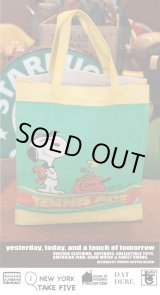 画像: SNOOPY VINTAGE ”TENNIS ACE“ TOTE BAG