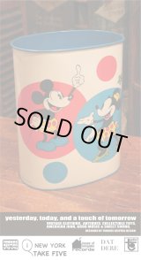 画像: DISNEY VINTAGE METAL TRASH CAN