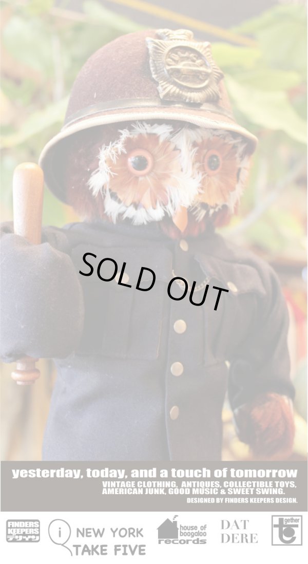 画像1: Jungle Toys of London "POLICE MAN" OWL DOLL