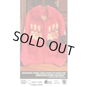 画像: VINTAGE "BOWLING RED" COWICHAN SWEATER