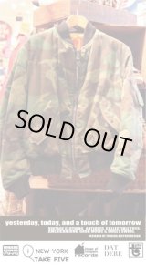 画像: ALPHA USED CAMOFLAGE COTTON MA-1JACKET